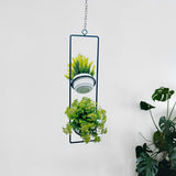 Vertical Ceiling Plant Black Metal Hanger