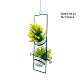 Vertical Ceiling Plant Black Metal Hanger