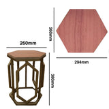 Geometric Hexa Shape Table