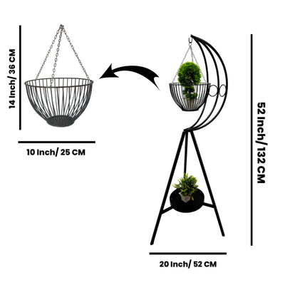 Half Moon Garden Stand