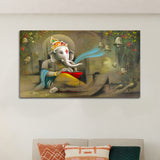 ganesha canvas paintings for wall 	 ganesha canvas paintings for living room 	 lord ganesha canvas painting 	 ganesh canvas painting big size 	 dancing ganesha canvas painting 	 lord ganesha canvas wall painting home shobha 